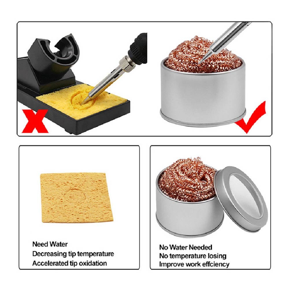 無鉛烙鐵頭清潔器|鐵合金/銅鋼絲 無鉛烙鐵頭清潔器|鐵合金/銅鋼絲