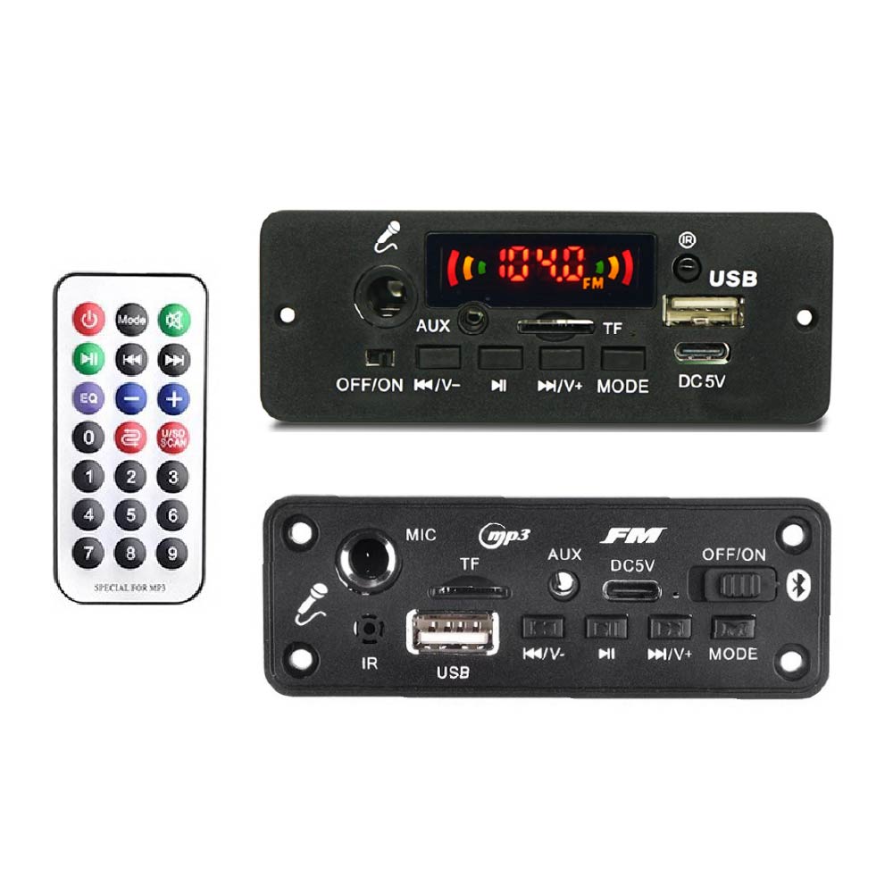 2x5W/2x40W功放板 藍芽音響mp3解碼板｜有線無線麥克風功能