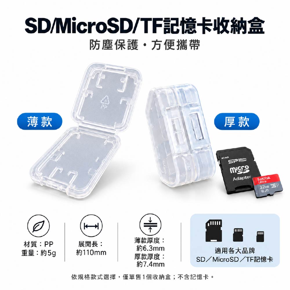 Switch2 通用1代遊戲卡帶SD/MicroSD/TF記憶卡收納盒