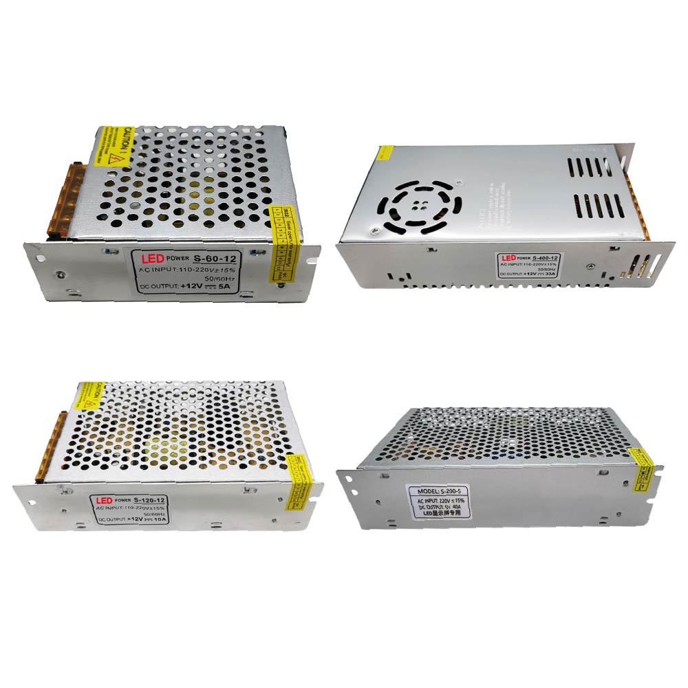 AC110V-220V轉DC5V/12V-LED電源開關60W~400W