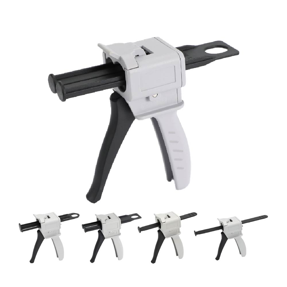 手動式針筒打膠槍｜附推桿｜AB膠/樹脂膠/UV膠/環氧膠｜牙醫/醫美/無毒膠槍